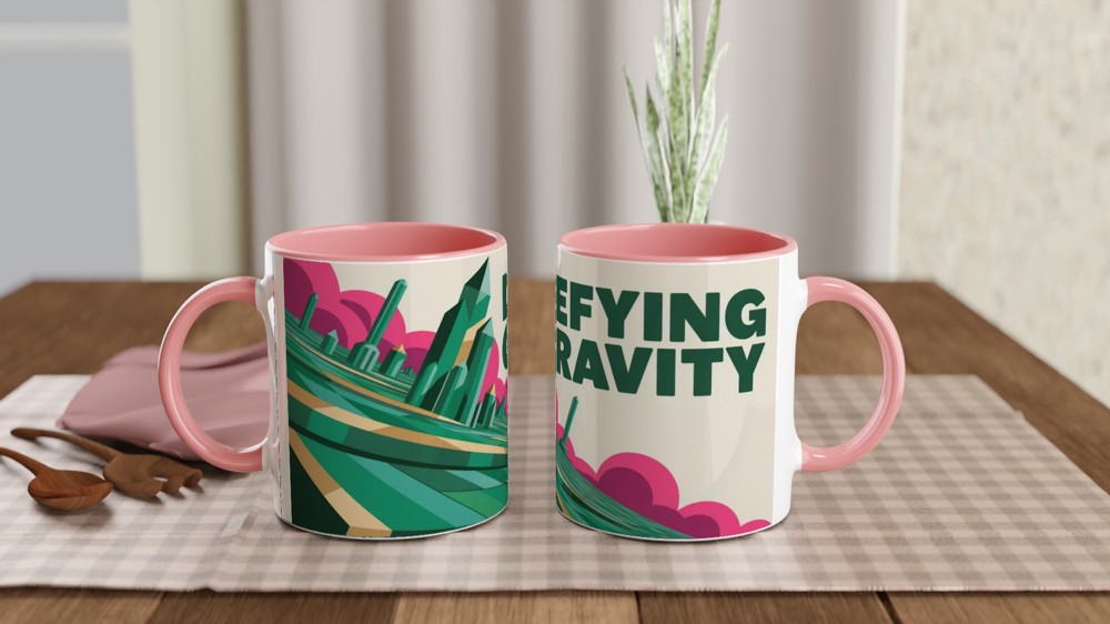 Defying Gravity Mug | Wicked Musical Gift | Theatre Lover Present | Emerald City Art Mug — view 6