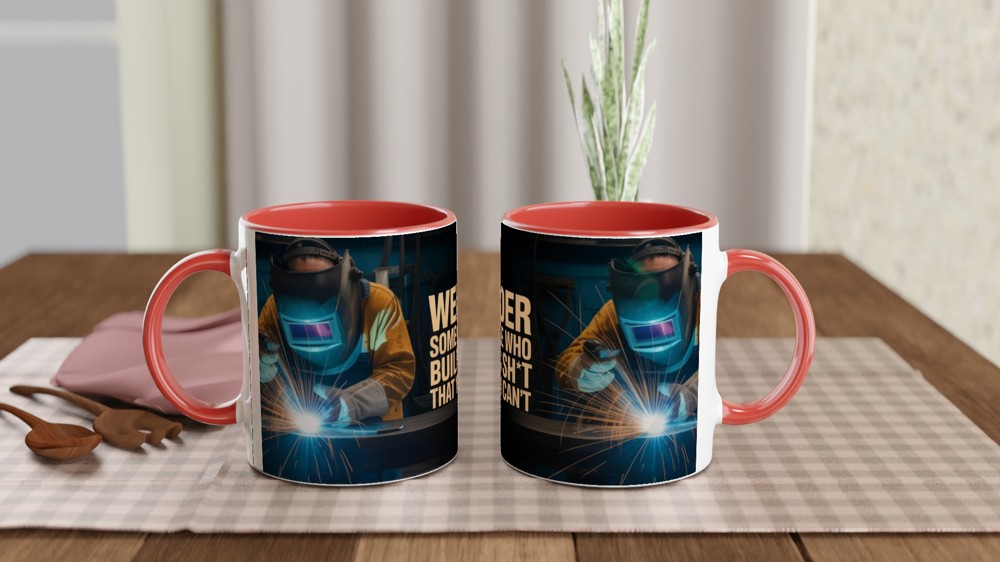 Welder Someone Who Builds Sh*t That You Can't - Funny Welding Mug — view 7
