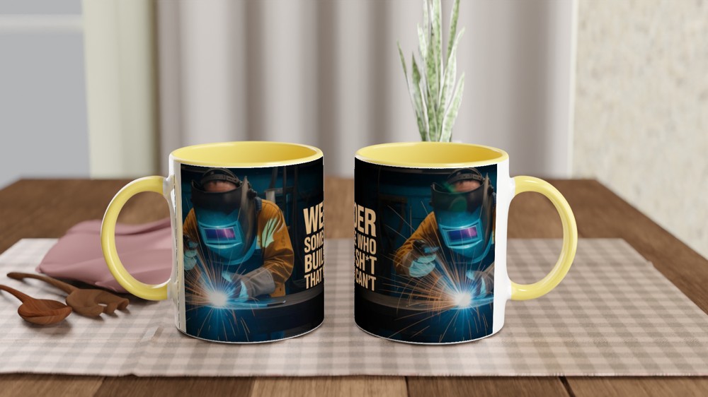 Welder Someone Who Builds Sh*t That You Can't - Funny Welding Mug — view 8