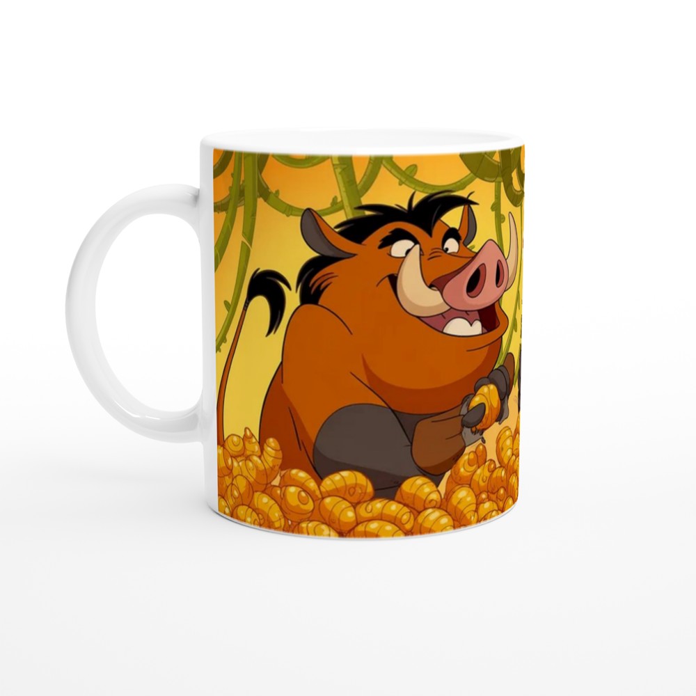 Lion King Mug | 'Breakfast of Champions' Timon & Pumbaa | Musical Theatre Gift | Best Friend Birthday Present — view 10