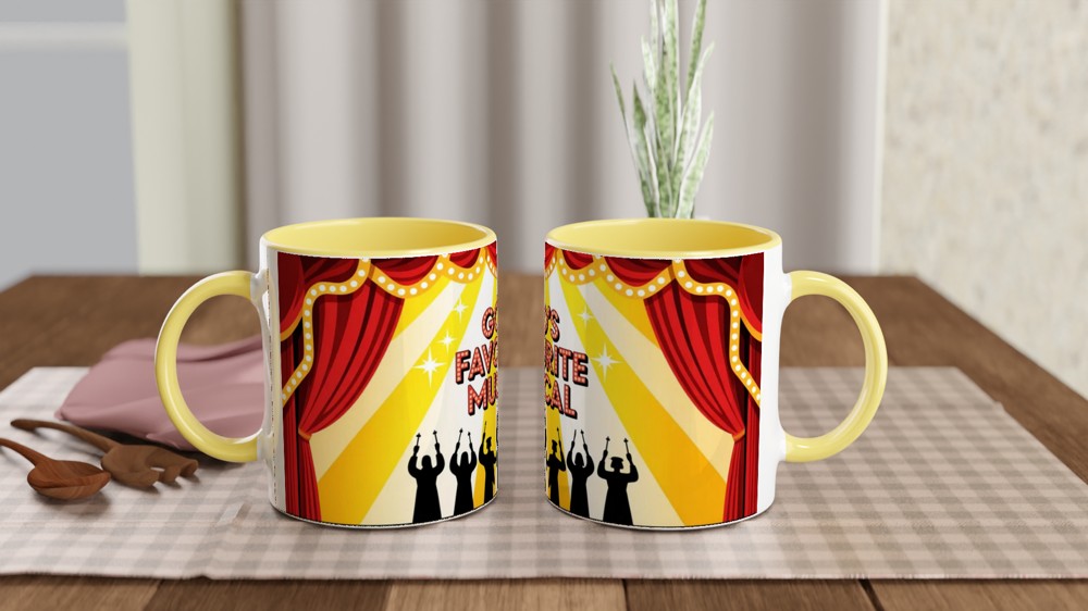 Book of Mormon Mug | God's Favourite Musical Quote | Musical Theatre Gift | West End Theatre Lover Present — view 8