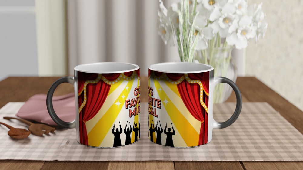 Book of Mormon Mug | God's Favourite Musical Quote | Musical Theatre Gift | West End Theatre Lover Present — view 3