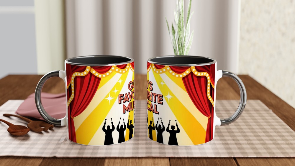 Book of Mormon Mug | God's Favourite Musical Quote | Musical Theatre Gift | West End Theatre Lover Present — view 9