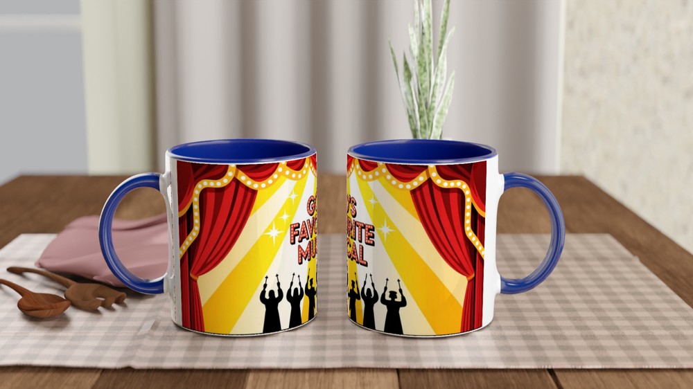 Book of Mormon Mug | God's Favourite Musical Quote | Musical Theatre Gift | West End Theatre Lover Present — view 4