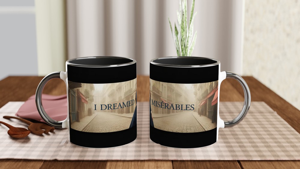 Les Miserables Mug | I Dreamed a Dream Musical Theatre Gift | Paris Cosette Design — view 9