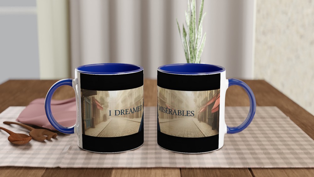 Les Miserables Mug | I Dreamed a Dream Musical Theatre Gift | Paris Cosette Design — view 4