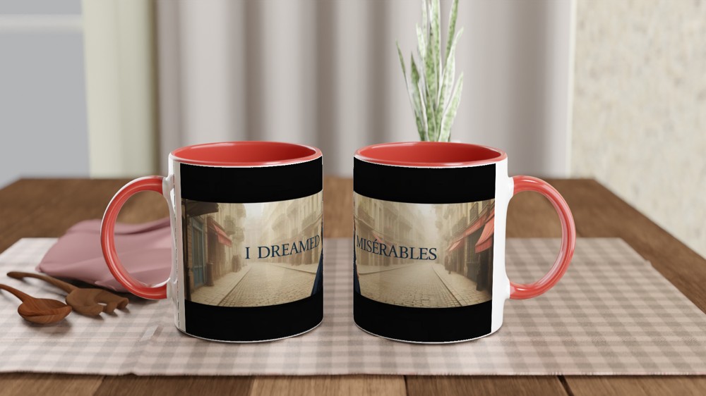 Les Miserables Mug | I Dreamed a Dream Musical Theatre Gift | Paris Cosette Design — view 7