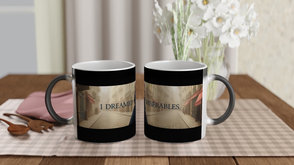 Les Miserables Mug | I Dreamed a Dream Musical Theatre Gift | Paris Cosette Design — view 3