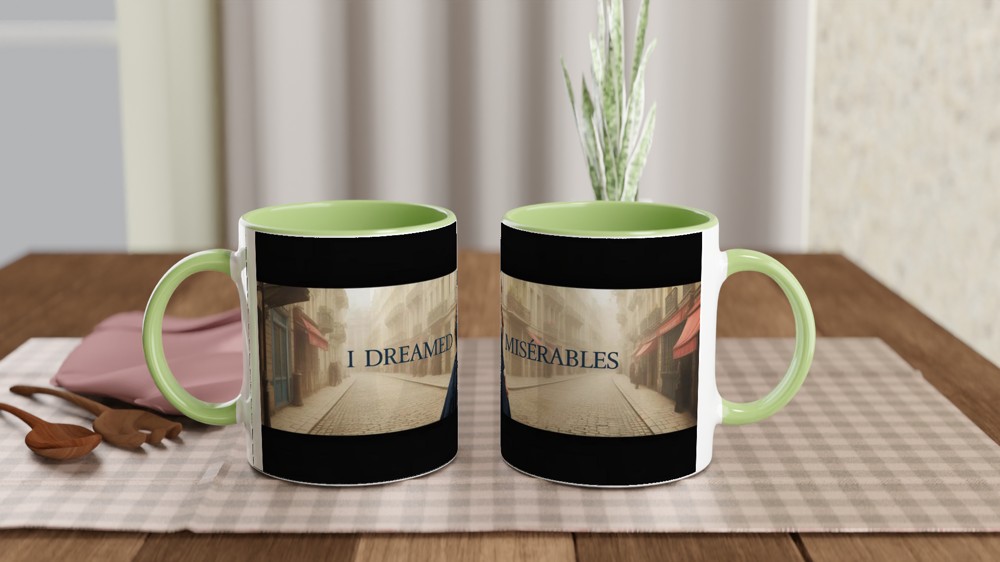 Les Miserables Mug | I Dreamed a Dream Musical Theatre Gift | Paris Cosette Design — view 5