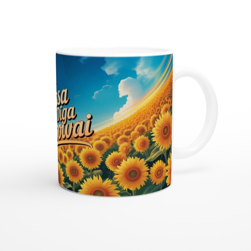 Hasa Diga Eebowai Sunflower Field Mug — view 12