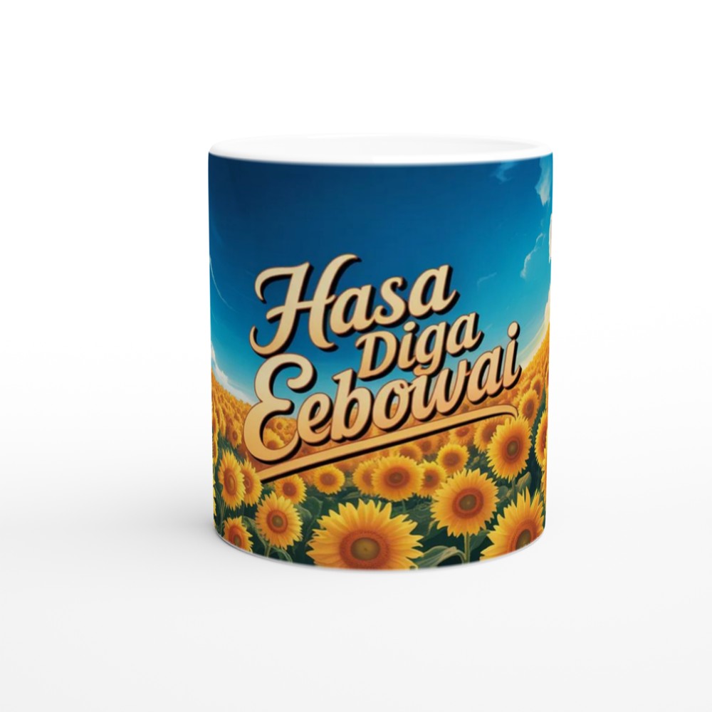 Hasa Diga Eebowai Sunflower Field Mug — view 11