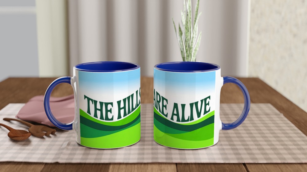 The Hills Are Alive Green Hills Mug — view 4