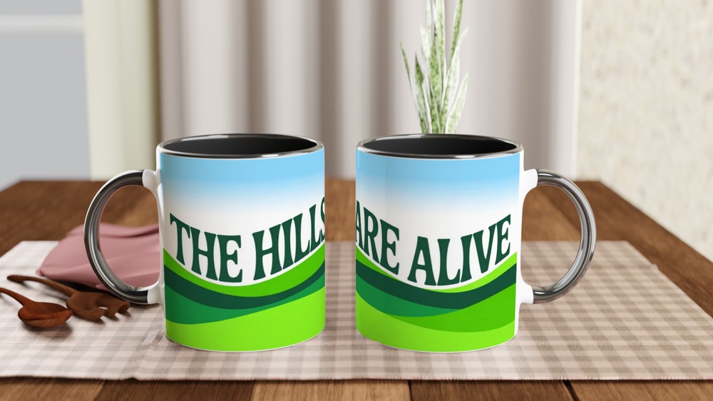 The Hills Are Alive Green Hills Mug — view 9