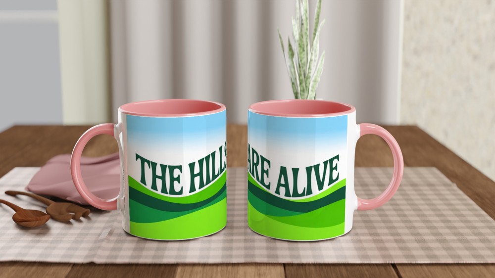 The Hills Are Alive Green Hills Mug — view 6