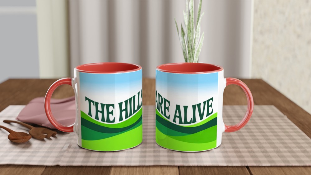 The Hills Are Alive Green Hills Mug — view 7