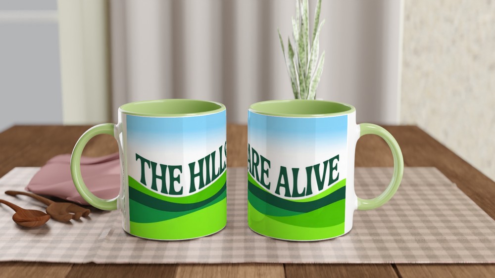 The Hills Are Alive Green Hills Mug — view 5