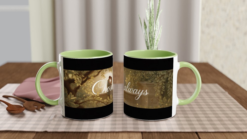 Chosen Always Romantic Couple Mug — view 5