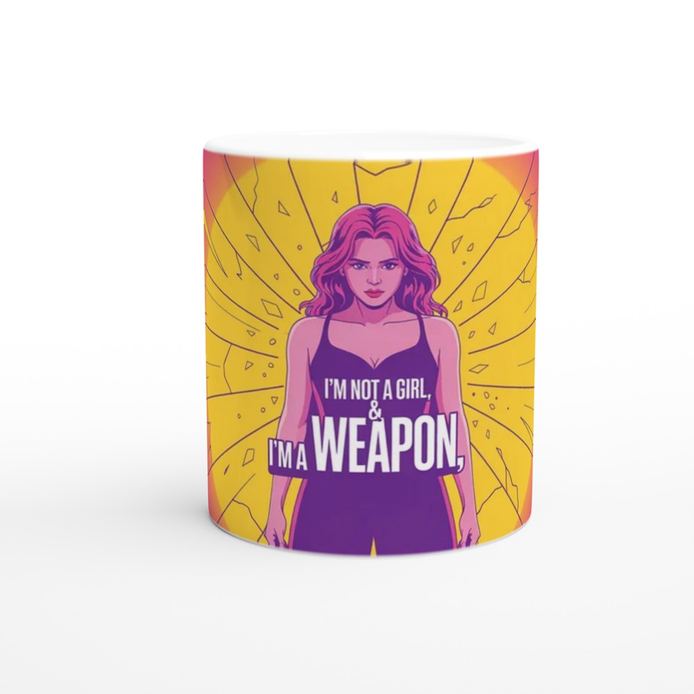& Juliet Mug | I'm Not a Girl I'm a Weapon Quote | Musical Theatre Gift | West End Theatre Lover Present — view 11