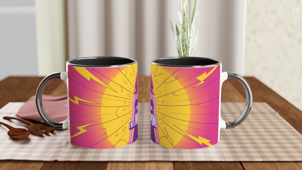 & Juliet Mug | I'm Not a Girl I'm a Weapon Quote | Musical Theatre Gift | West End Theatre Lover Present — view 9