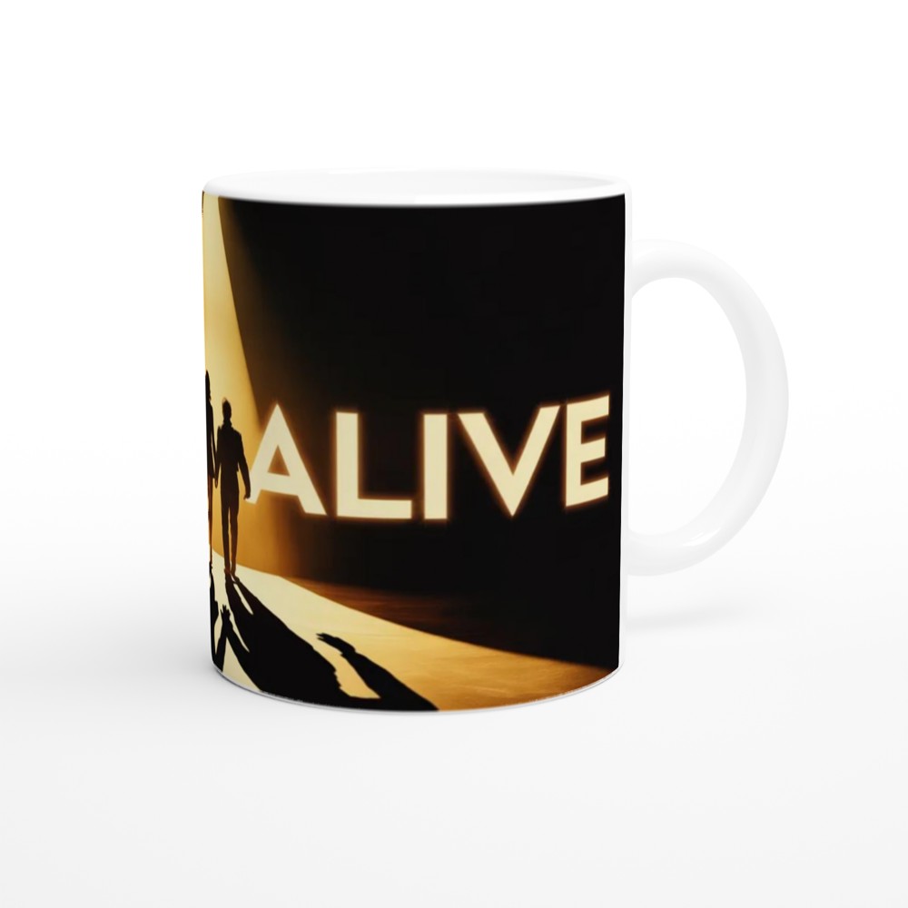 Come Alive Couple Silhouette Inspirational Mug — view 12