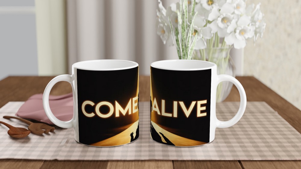 Come Alive Couple Silhouette Inspirational Mug