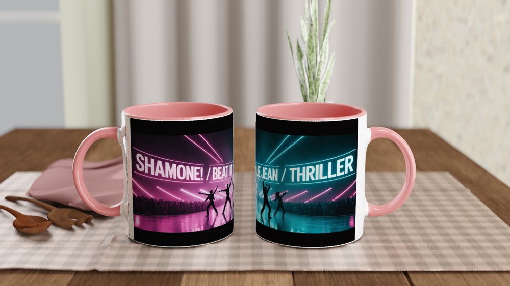 Michael Jackson Tribute Mug | Retro 1980s Concert Stage Gift | Billie Jean Thriller Cup | Music Lover Present — view 6