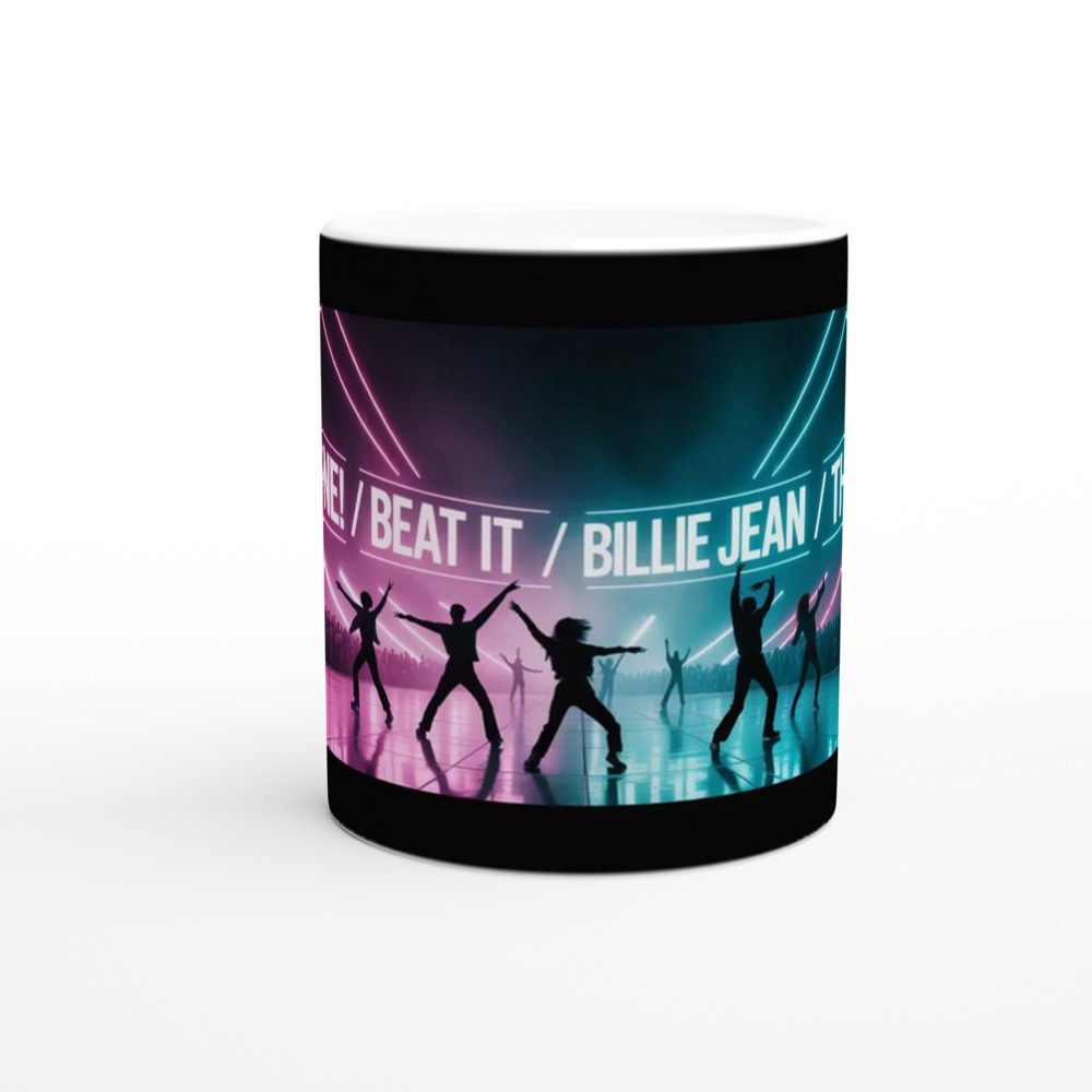 Michael Jackson Tribute Mug | Retro 1980s Concert Stage Gift | Billie Jean Thriller Cup | Music Lover Present — view 11