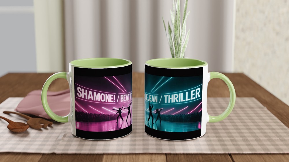 Michael Jackson Tribute Mug | Retro 1980s Concert Stage Gift | Billie Jean Thriller Cup | Music Lover Present — view 5