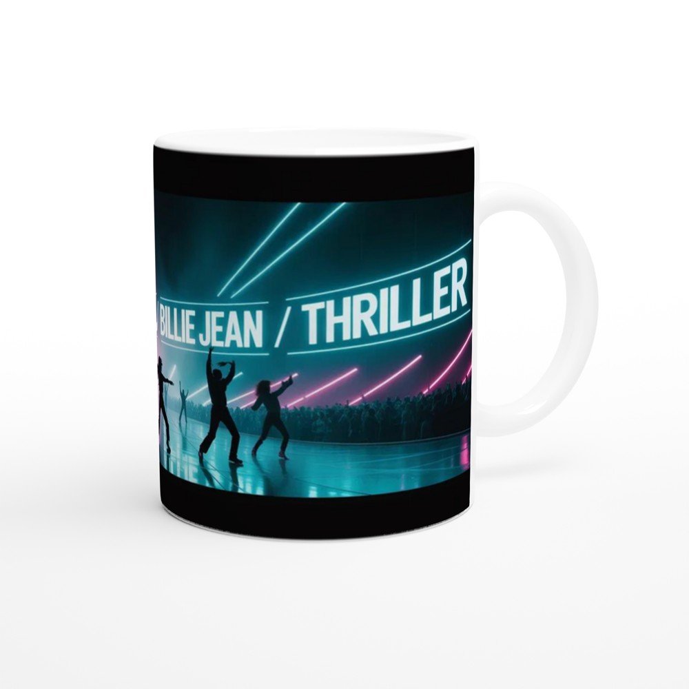 Michael Jackson Tribute Mug | Retro 1980s Concert Stage Gift | Billie Jean Thriller Cup | Music Lover Present — view 12