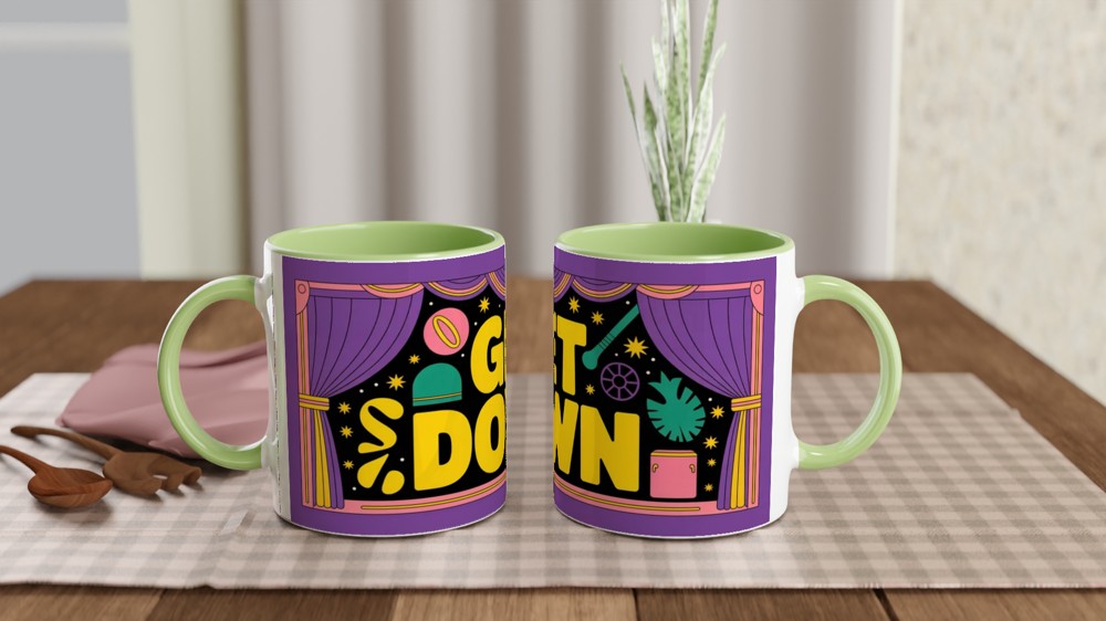 Get Down Retro Disco Stage Mug — view 5