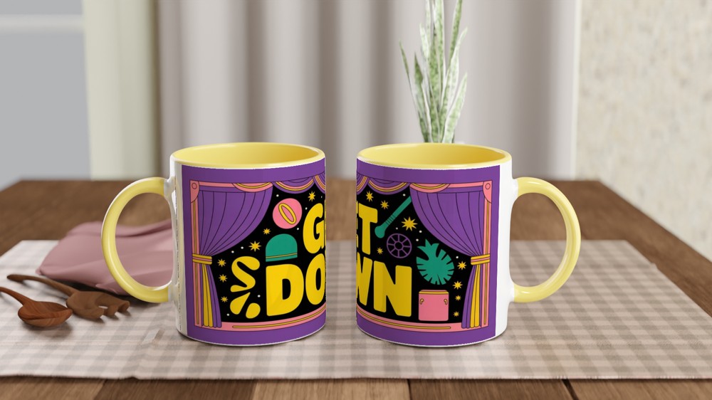 Get Down Retro Disco Stage Mug — view 8