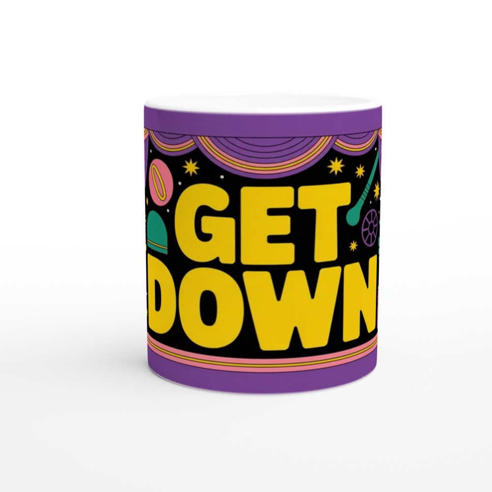 Get Down Retro Disco Stage Mug — view 11