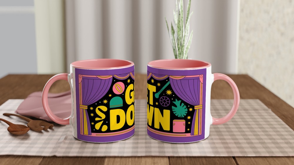 Get Down Retro Disco Stage Mug — view 6