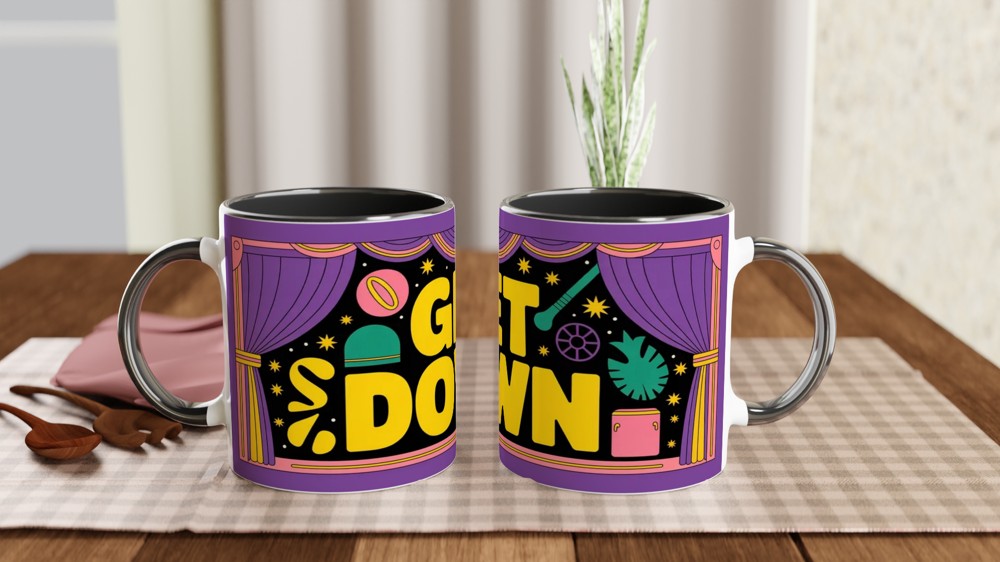 Get Down Retro Disco Stage Mug — view 9