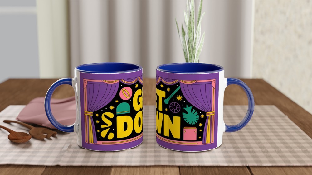 Get Down Retro Disco Stage Mug — view 4