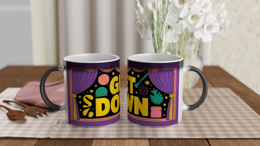 Get Down Retro Disco Stage Mug — view 3