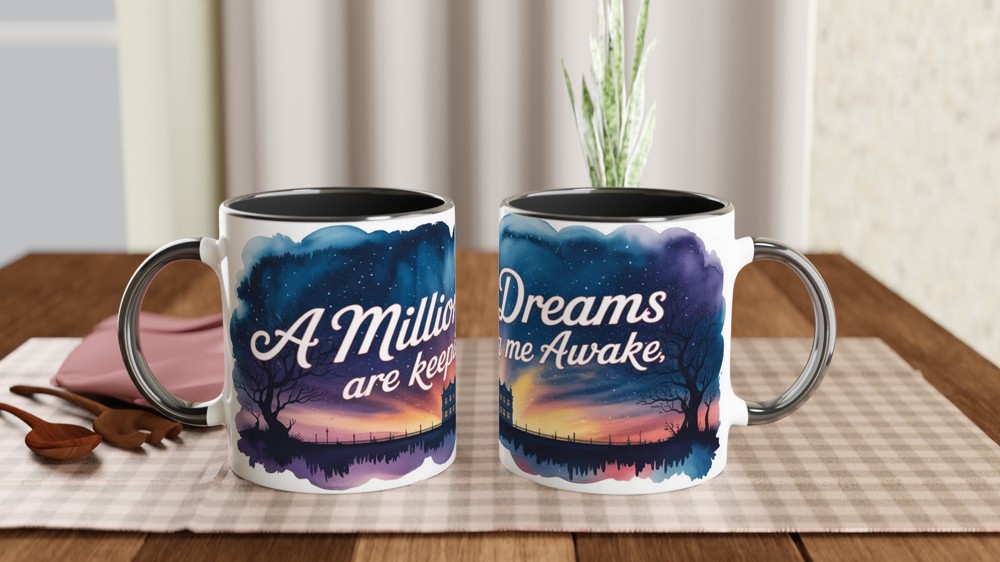 Greatest Showman Mug | A Million Dreams Quote | Musical Theatre Gift | Theatre Lover Present — view 9