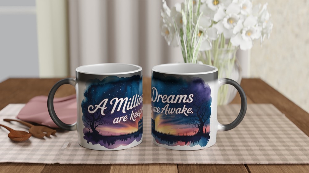Greatest Showman Mug | A Million Dreams Quote | Musical Theatre Gift | Theatre Lover Present — view 3