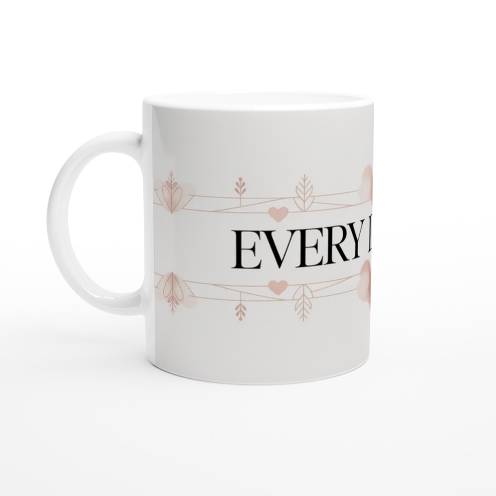Romantic Mug | Every Day You Minimalist Design | Anniversary Gift for Husband or Wife | Valentines Day Present for Couples — view 10