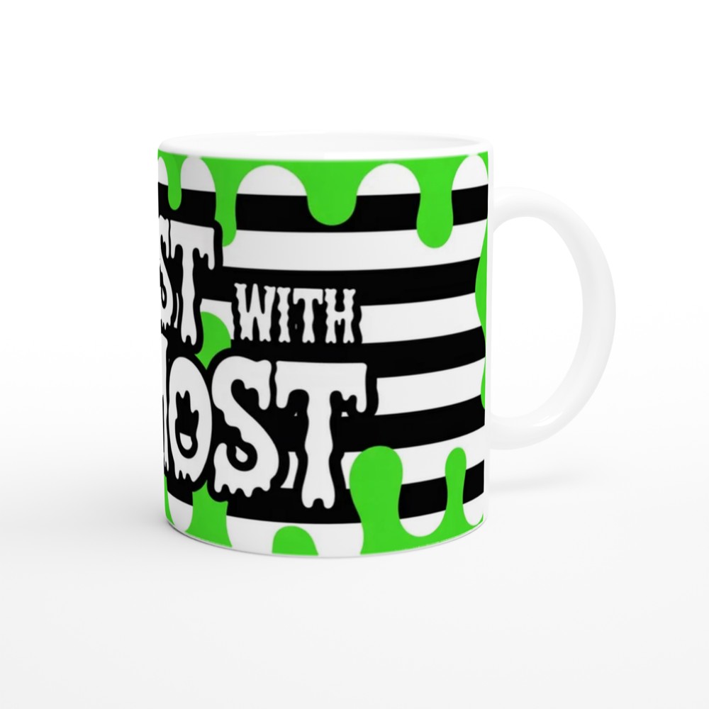 Ghost With The Most - Spooky Halloween Mug — view 12