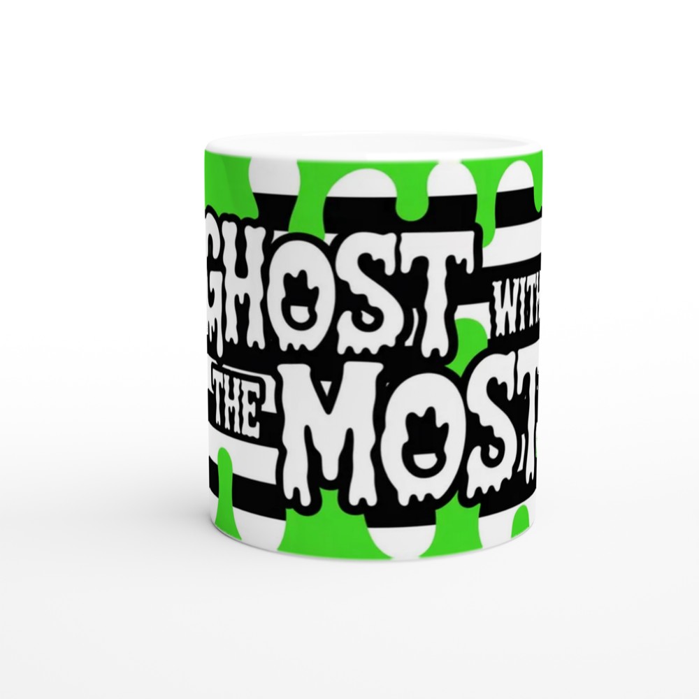 Ghost With The Most - Spooky Halloween Mug — view 11