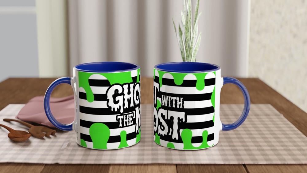 Ghost With The Most - Spooky Halloween Mug — view 4
