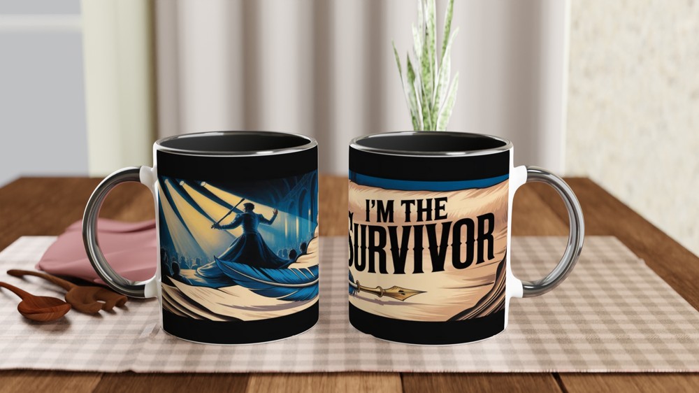 I'm The Survivor - Dramatic Stage Performer Mug — view 9