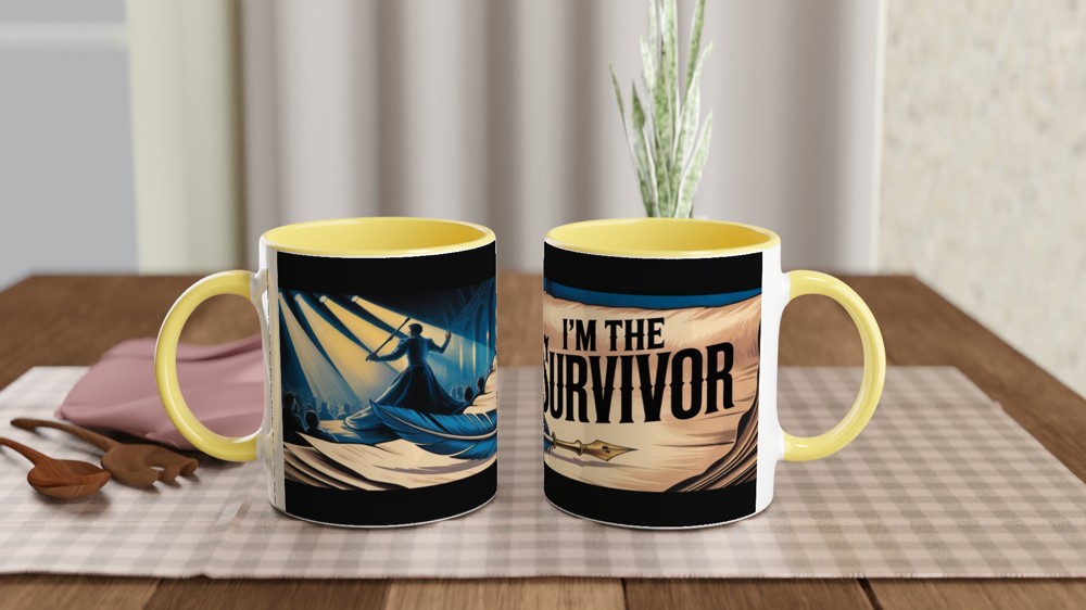 I'm The Survivor - Dramatic Stage Performer Mug — view 8