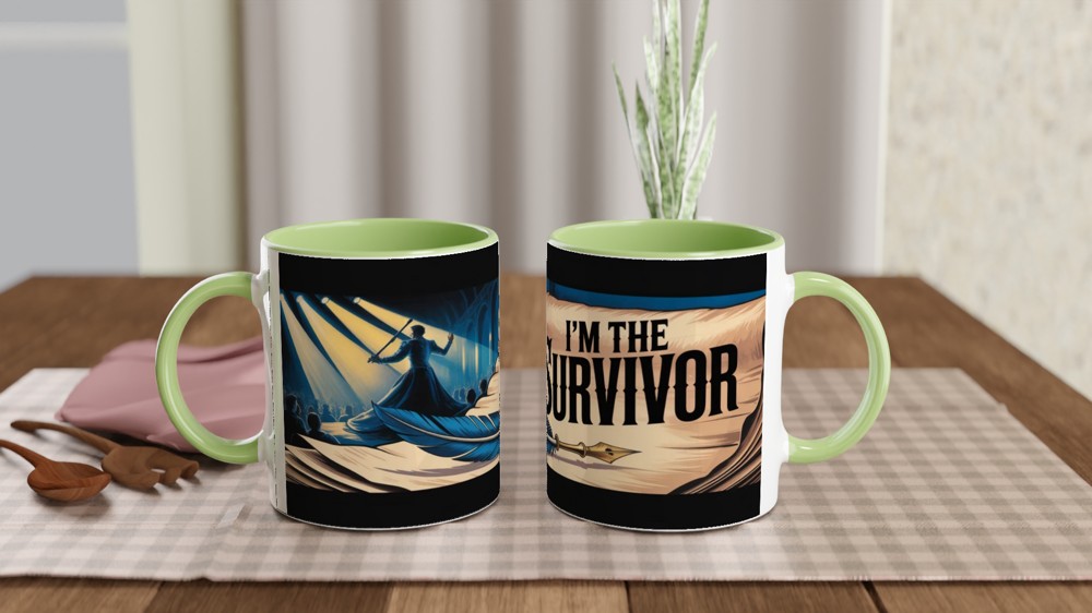 I'm The Survivor - Dramatic Stage Performer Mug — view 5