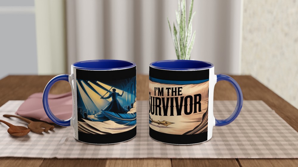 I'm The Survivor - Dramatic Stage Performer Mug — view 4