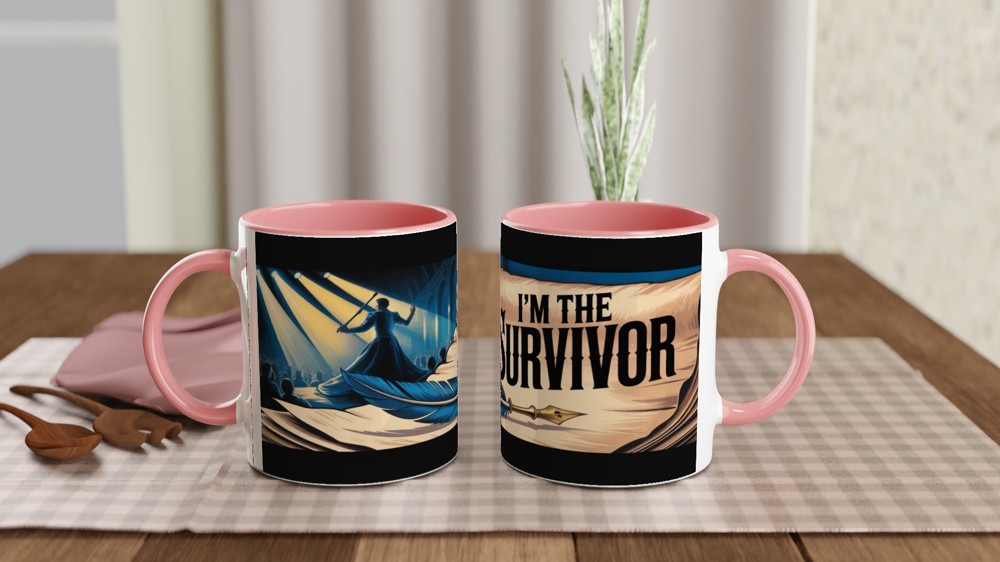 I'm The Survivor - Dramatic Stage Performer Mug — view 6