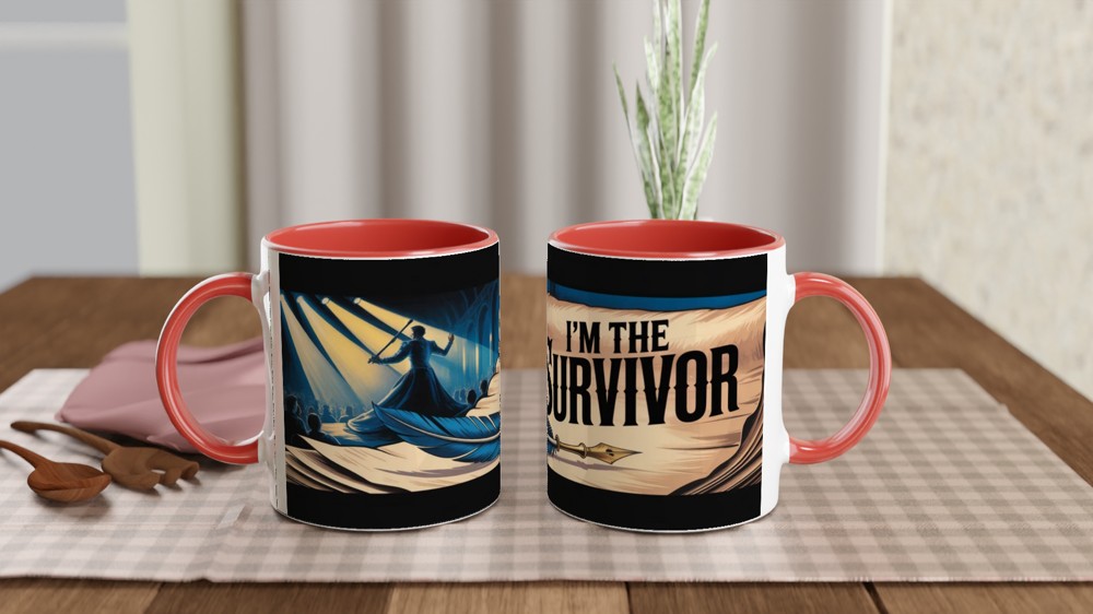 I'm The Survivor - Dramatic Stage Performer Mug — view 7