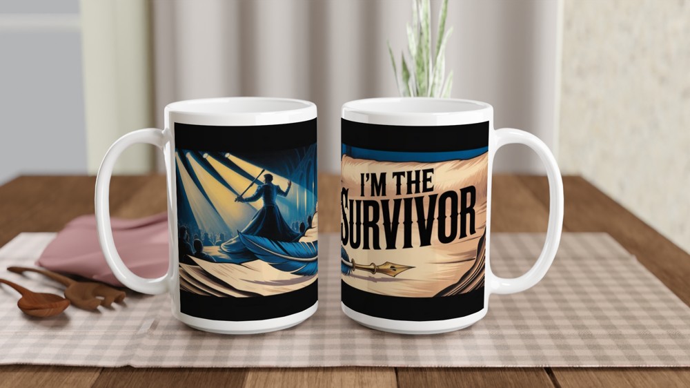 I'm The Survivor - Dramatic Stage Performer Mug — view 2