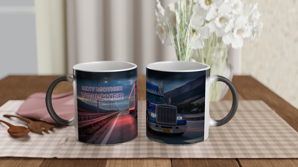 Sexy Mother Trucker - Funny Truck Driver Mug — view 3